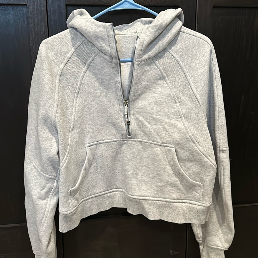 Lululemon oversized half zip scuba
